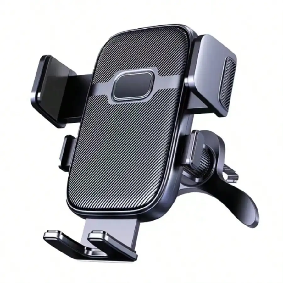 

Универсальный автомобильный держатель для телефона на 360° ° Вращение, зажим для вентиляционного отверстия, крепление на присоске, противоскользящая ручка, для смартфонов iPhone и Android