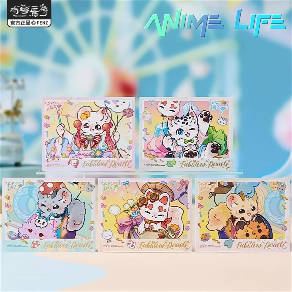 

Official Fabulous Beasts Cartoon Collection Card Anime Cosplay Original Gift