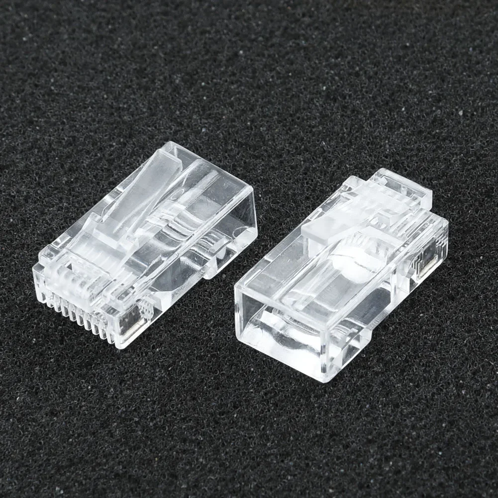 

Network Connector Plugs Parts Strong Plasticity Replacement Transparent Networking Adapter CAT6 Cable Clip Hub