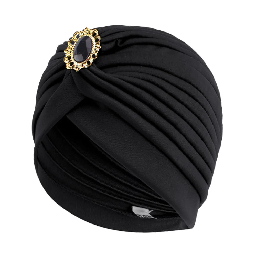 カジュアルツイストレトロエスニックターバン帽子ターバン帽子化 - Women Accessories India のレビューと価格