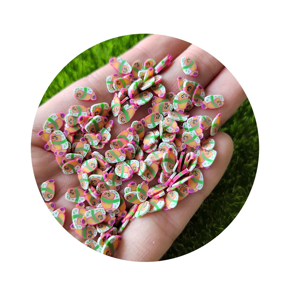 Cartoon Big Eye Polymer Slices Hot Clay Sprinkles for Crafts Slime Filling DIY Nail Art Decor Shaker Cards Accessories