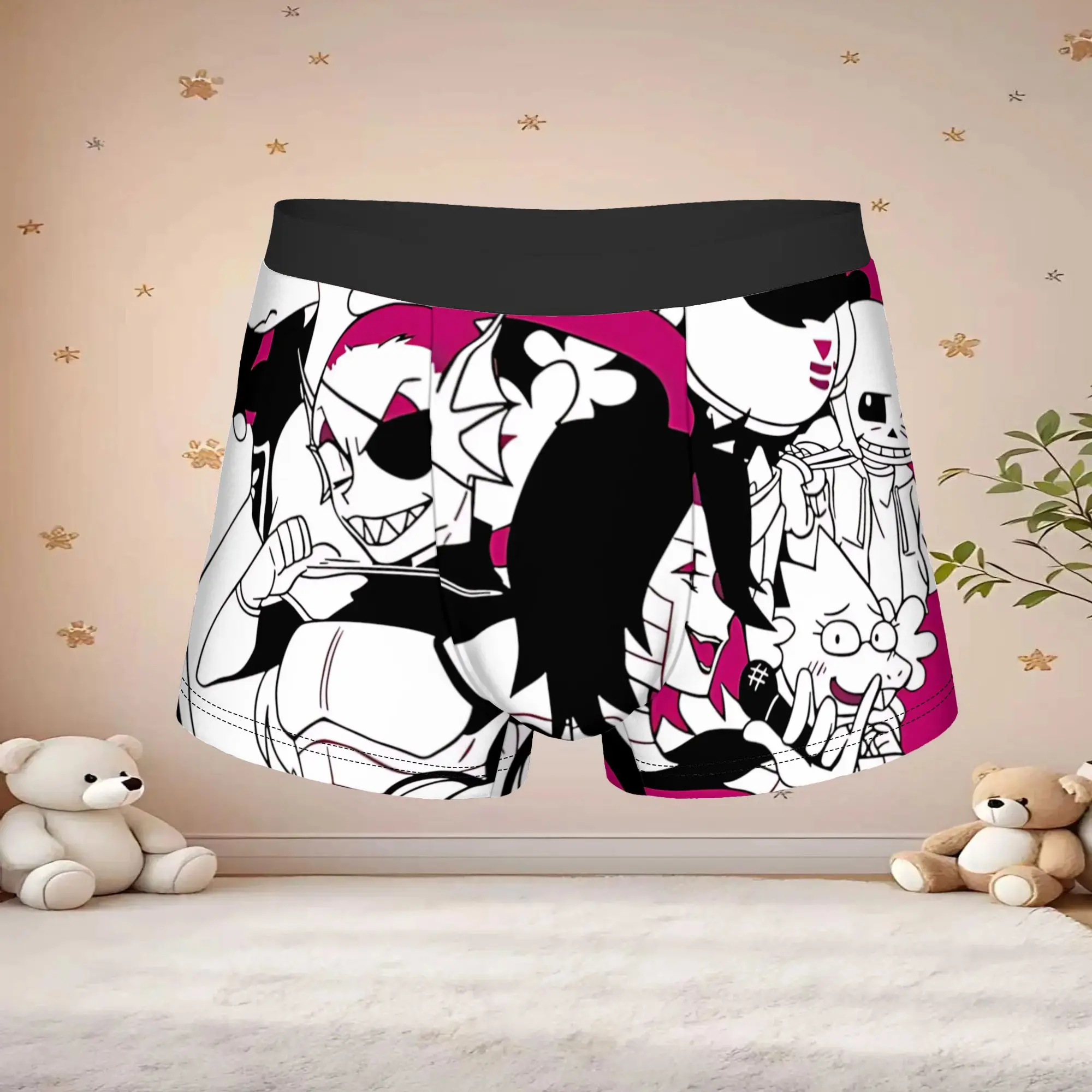 1pc Popular Undertale Anime Pattern boxers Game Lover Personalized Panties Men's Underwear Comfortable Shorts Boxer Briefs