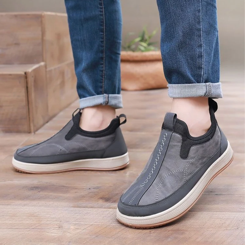 شتاء جديد الرجال مريحة سميكة وحيد المضادة للانزلاق ميرينو الصوف الثلوج الأحذية الصوف اصطف عالية أعلى الانزلاق على النمط الكوري غير رسمي