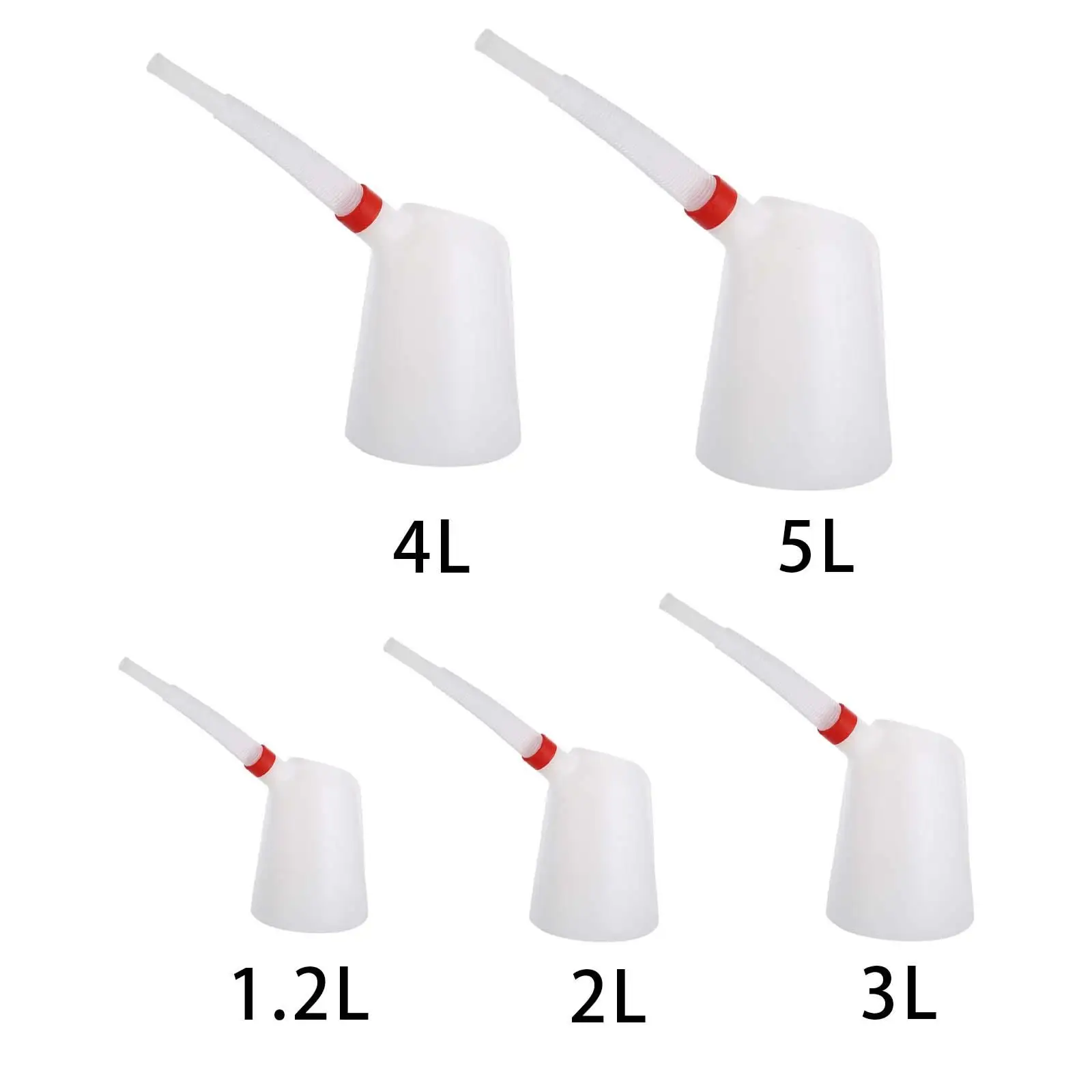 

Пластиковый кувшин для измерения масла большой емкости с гибким носиком, прозрачный гаражный инструмент для автомобиля и мотоцикла