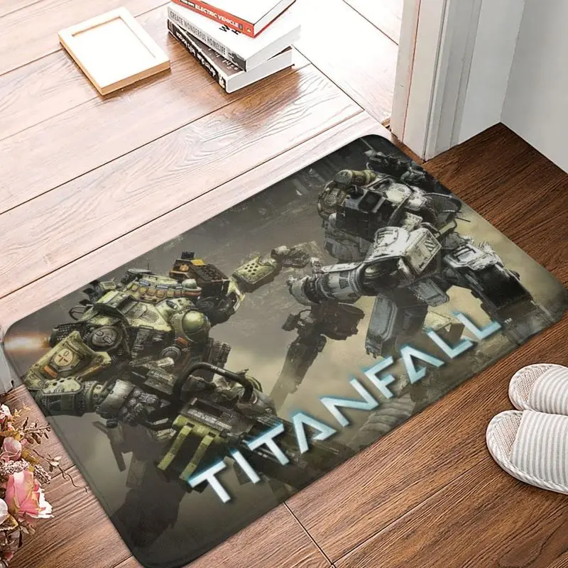 Titanfalls 1 Front Door Mat Anti-Slip Indoor Waterproof Doormat Kitchen Balcony Entrance Rug Carpet