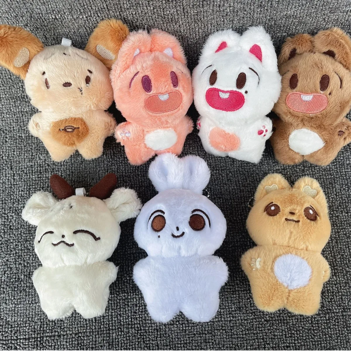 Kpop Idols WONWOO HOSHI Cartoon Cute Doll Keychain High Quality INS Style Plush Doll Keychain JEONGHAN JUN VERNON THE8 Fans Gift