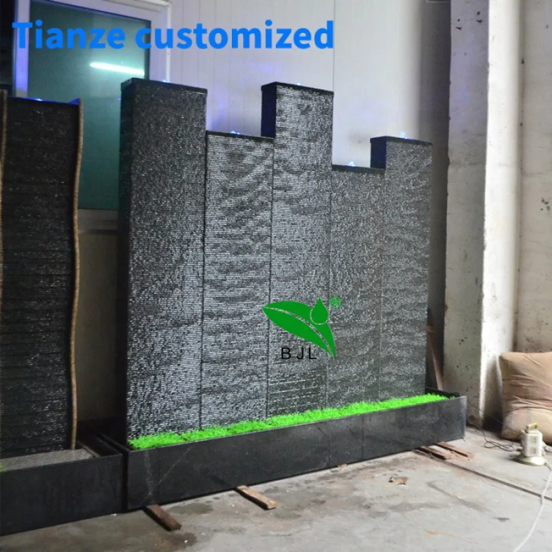 (customized)cheap outdoor granite fountains waterfall garden decorations