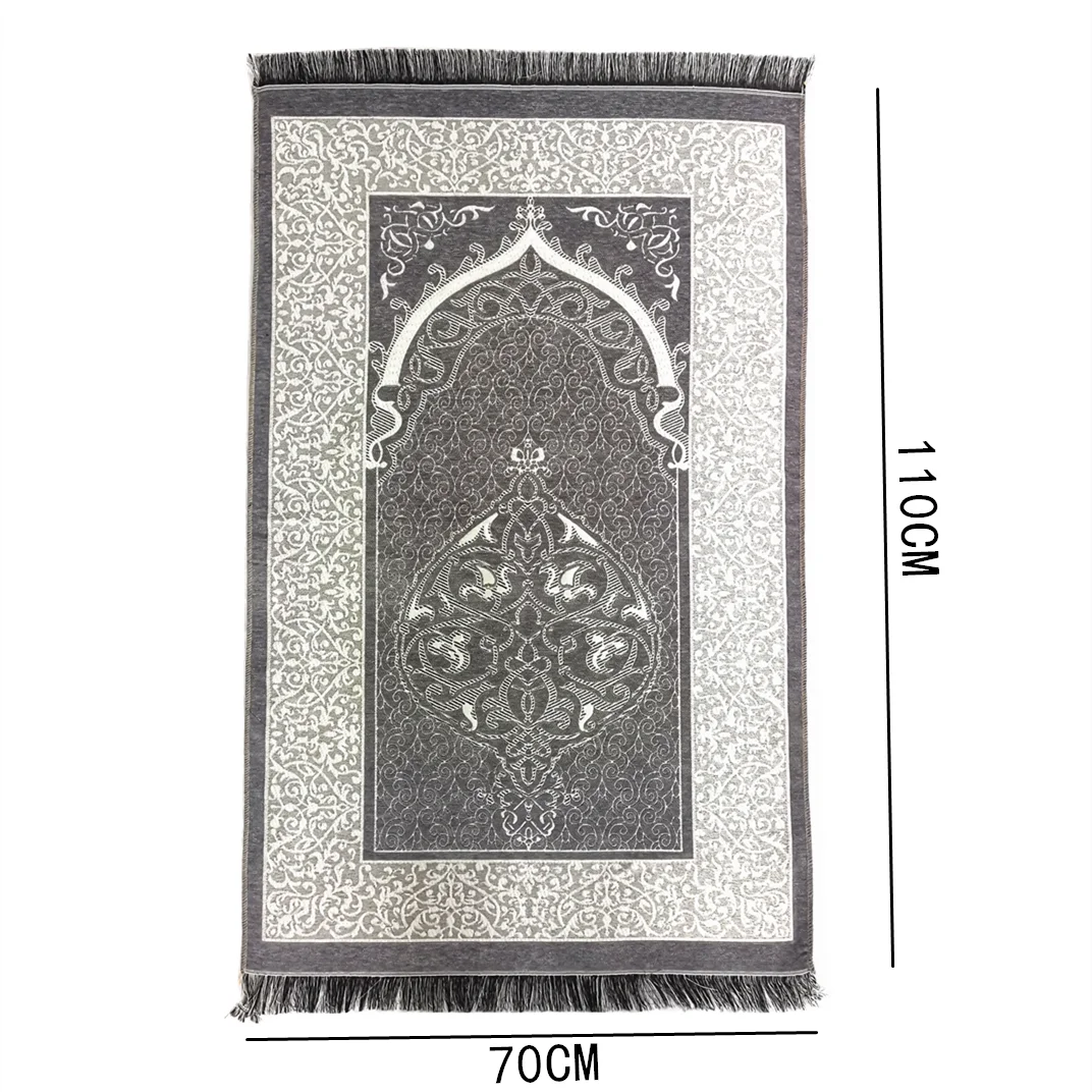 Sejadah alfombra de oración musulmana de viaje Gebu, alfombra de oración para Besar Salat, 70x110cm