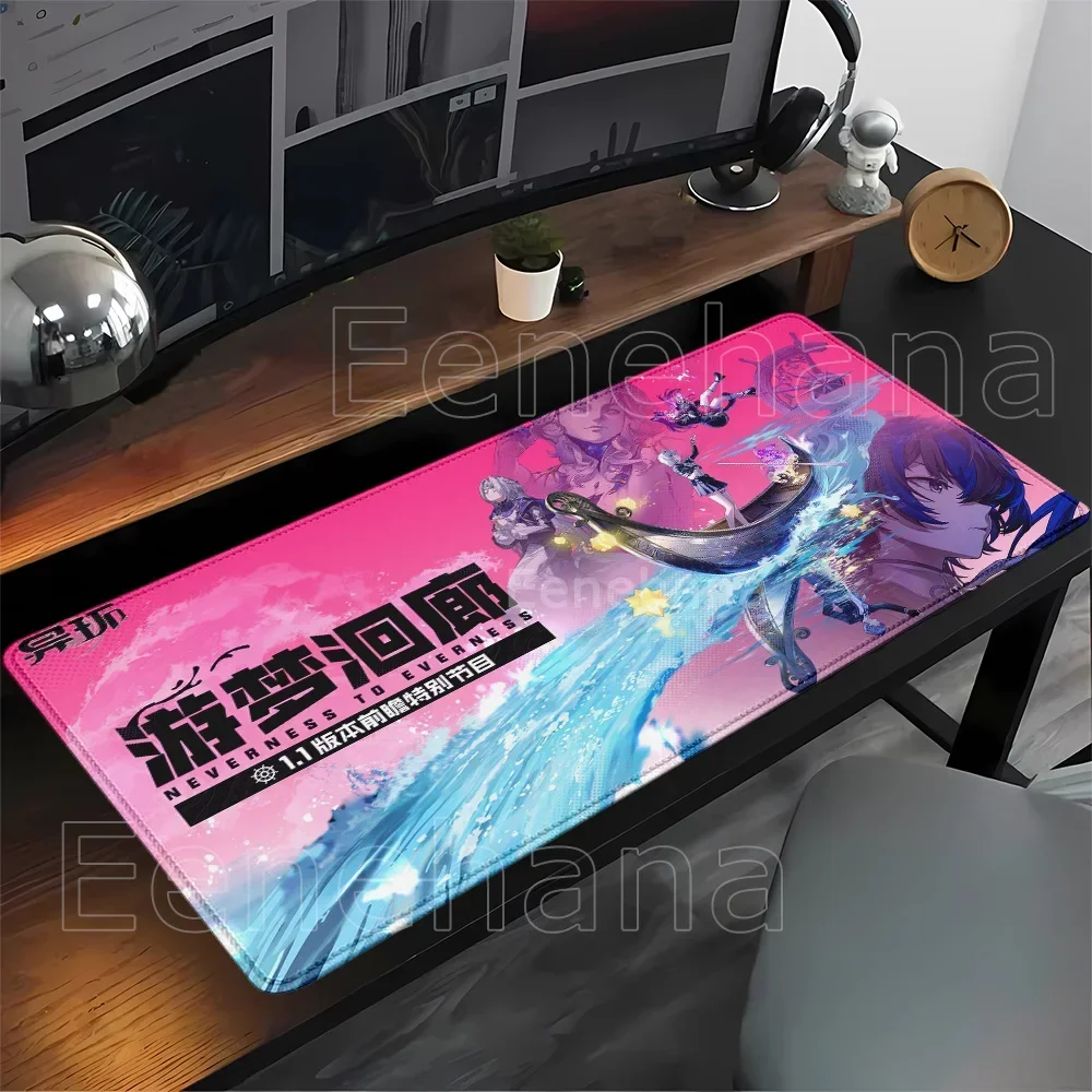 

NTE Neverness to Everness Anime kawaii girl Mouse Pad PC Keyboard Gaming HD Printing Mousepad Nonslip keyboard overlock Desk Mat