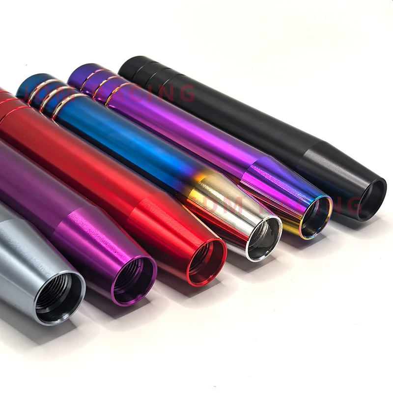 18cm carro universal botão de mudança de engrenagem vara alavanca shifter lidar com alumínio estendido engrenagem shifter cabeça botão manual