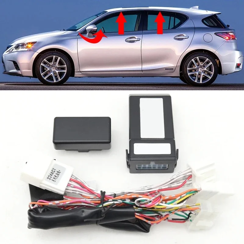For Lexus CT200 2014-2023LHD Automatic Window Glass Close Lifter Electric Side Rearview Mirror Folder Unfolding OBD Plug Module