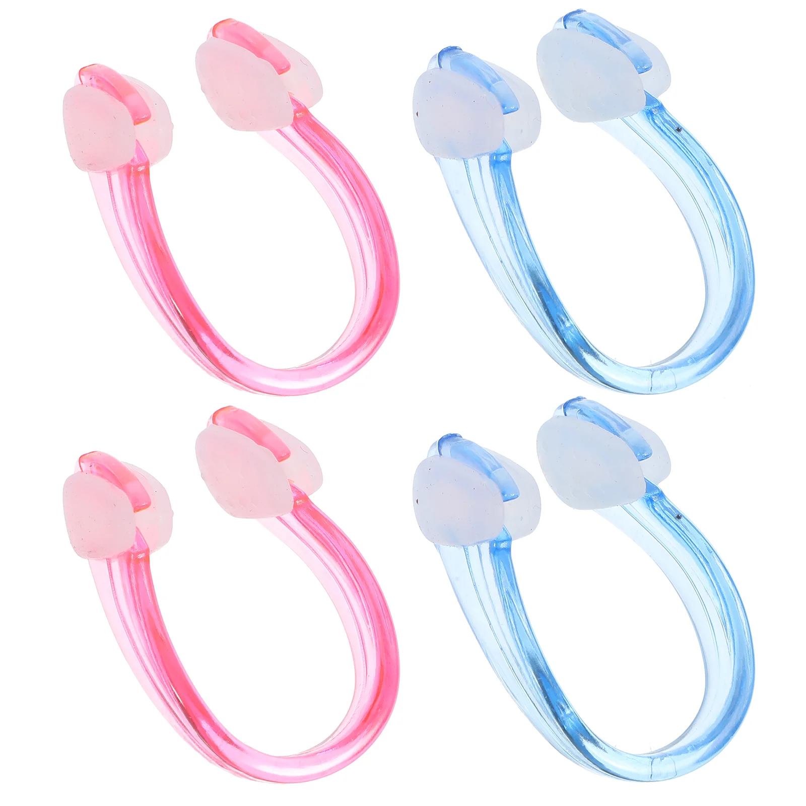 

4 Pcs Adult Swim Goggles Swimming Nose Clip Silicone Plugs Aldult Ear for Child