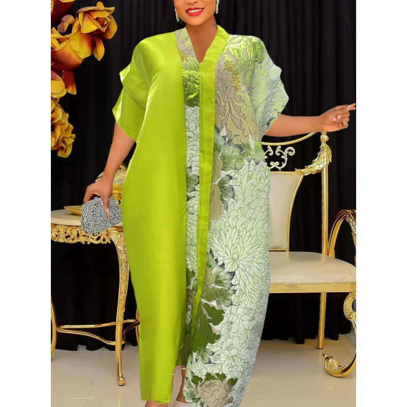 

Африканское парчовое кружево для африканских женщин, новая мода, Турция, мусульманский халат boubou, платье