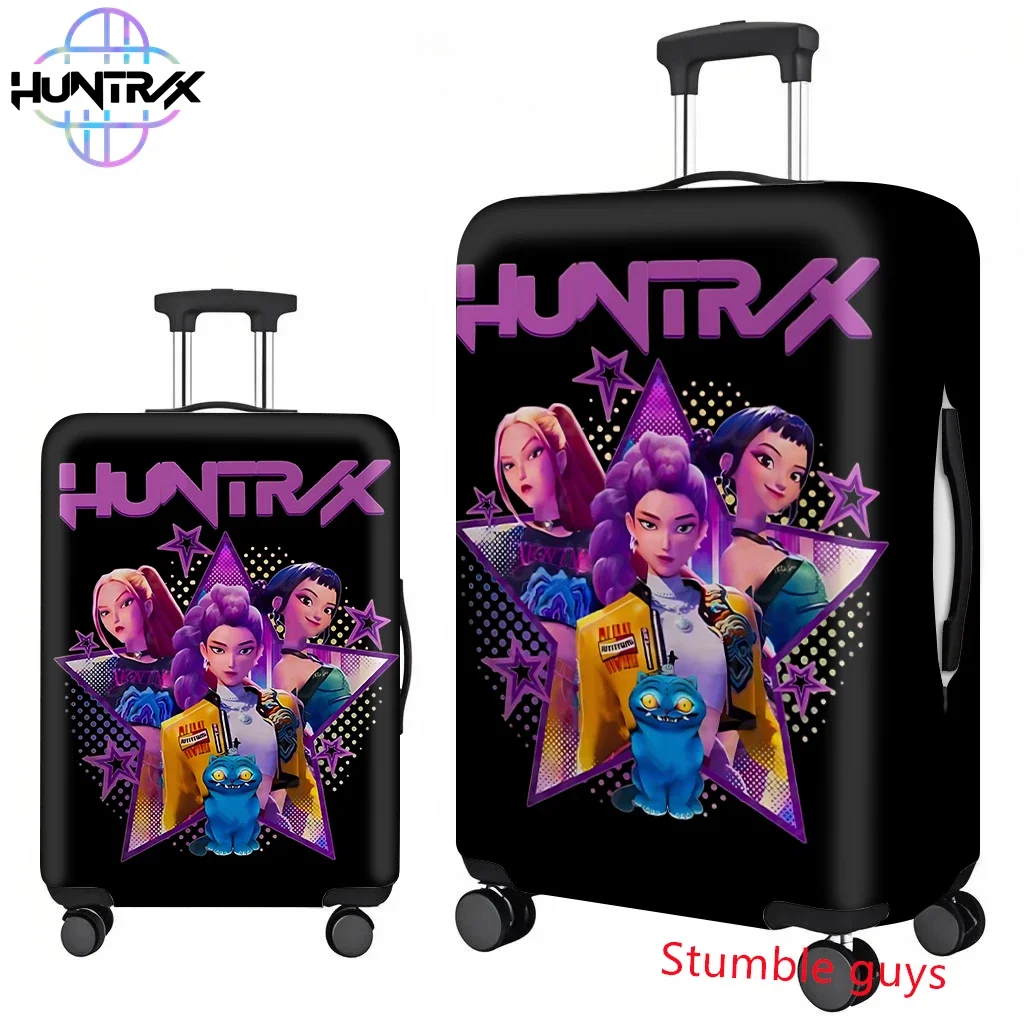 غطاء الأمتعة Anime Kpop Demon Hunters يناسب حقائب السفر الناعمة مقاس 18-32 بوصة #3