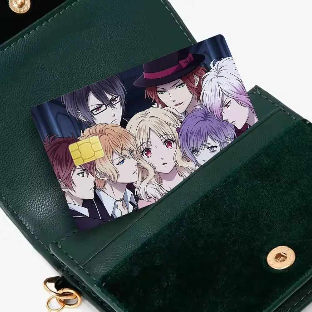 Anime D-Diaboliks Lovers 4pcs 1Set Film Skin for Debit Credit Bank Visa Card Decal Cover