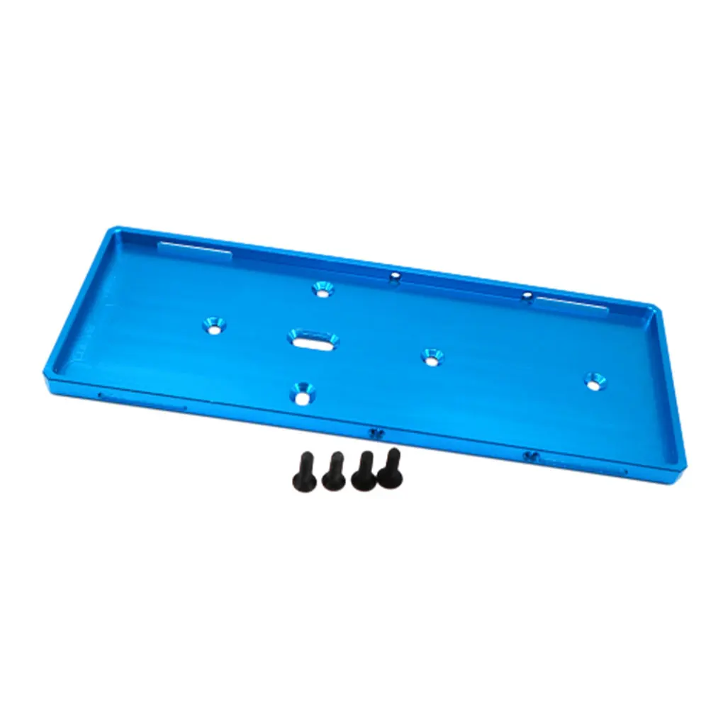 RC Car Battery Mounting Plate Tray Aluminium Alloy for 1/12 RC ECX FTX5586 Upgrade Accessories