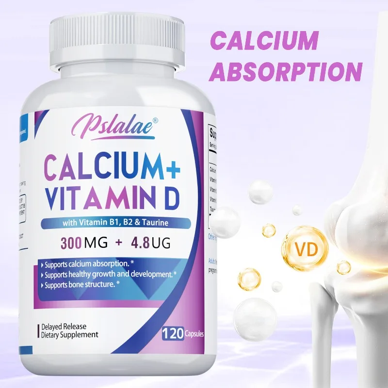 

Calcium + Vitamin D - Helps Heart and Blood Vessel Health, Boosts Energy, Calcium Absorption, Supports Dental and Bone Health