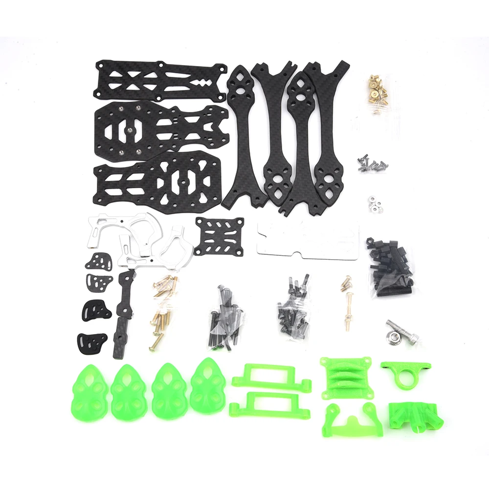 MARK5 O4 PRO 5-Zoll 225mm Radstand Carbonfaser-Rahmenkit mit 5mm Arm für RC FPV Freestyle Langstrecken-Renndrohne Quadcopter – Detail 15