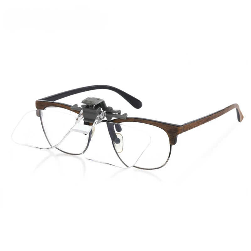 Progressive Reading Glasses Magnifier Anti Blue Ray Women Men Look Near Far Clips Lens Presbyopia Spectacles