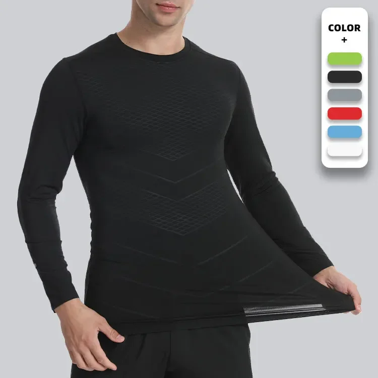 Tights training fitness running long sleeves sweat wicking quick-drying long sleeve T-shirts