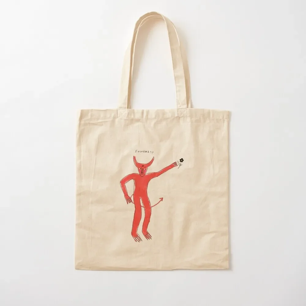 Friendly Demon Tote Bag ecological bags Reusable bags large tote bag Shopper Tote Bag