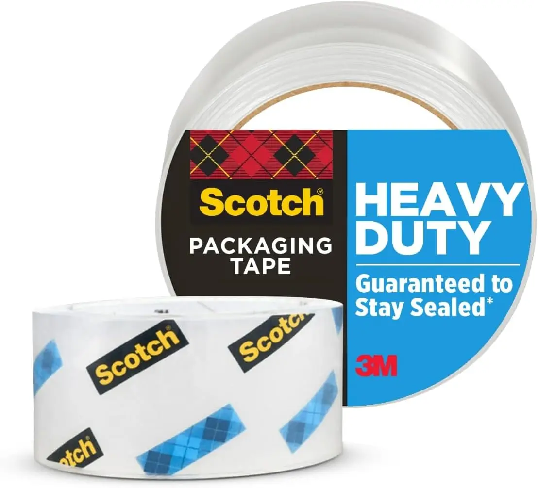

Heavy Duty Packing Tape, Clear | 1.88 in. x 54.6 yd. | For Shipping | 1 Roll, Pack of 12