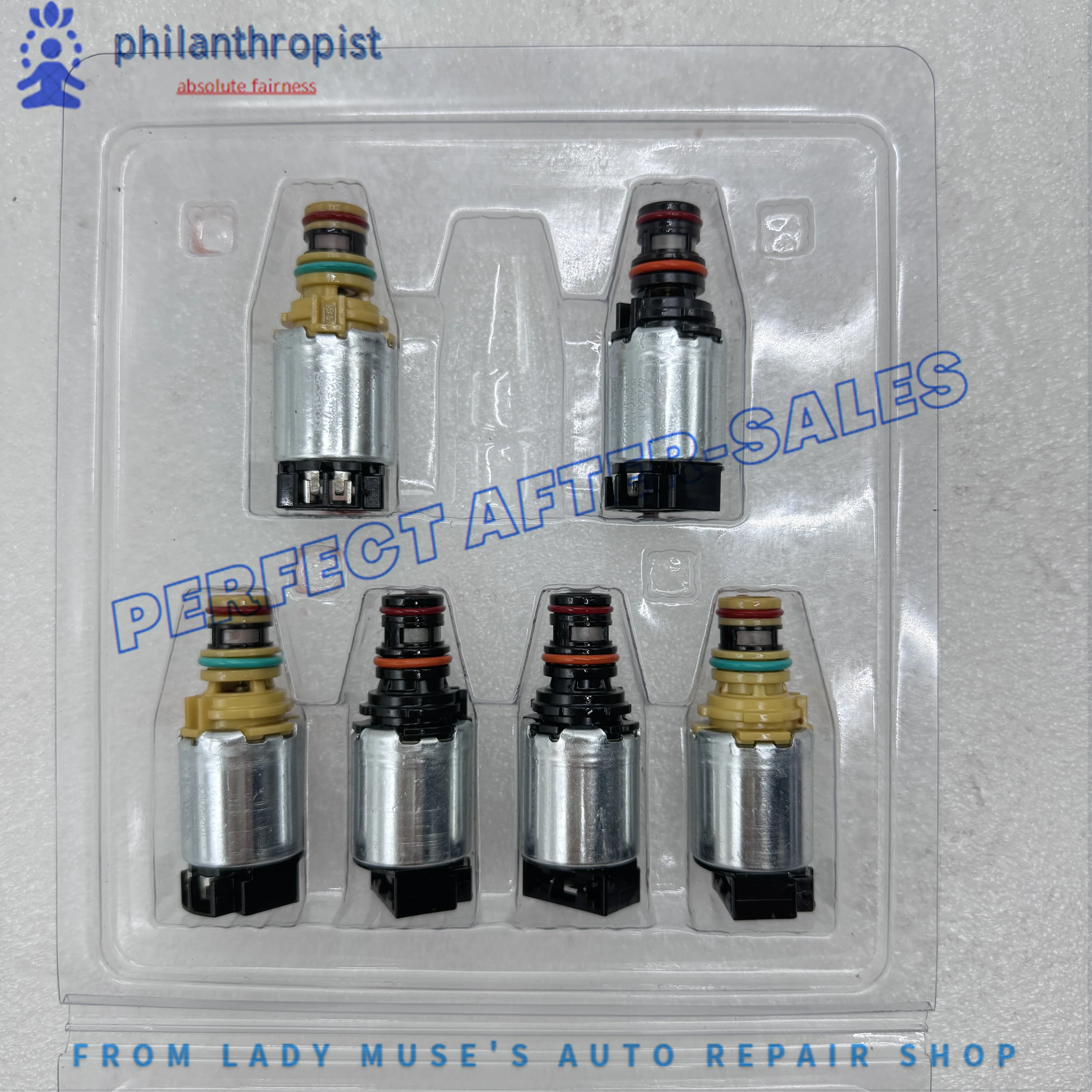 

For Chevrolet Cruze Epica Lacetti Astra Antara Saab 9'4 OEM Genuine 6PCS 6T45E 6T40 Transmission Shift Solenoid Valve