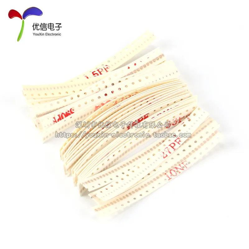 Component pack 0402 chip capacitor pack (1pF-10uF) 30 kinds, a total of 1200 pieces