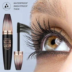 4d wasserdichte Wimpern Mascara verschlüsselt langlebige dicke Curling wisch feste große Augen Make-up-Tools langlebige Schönheits kosmetik