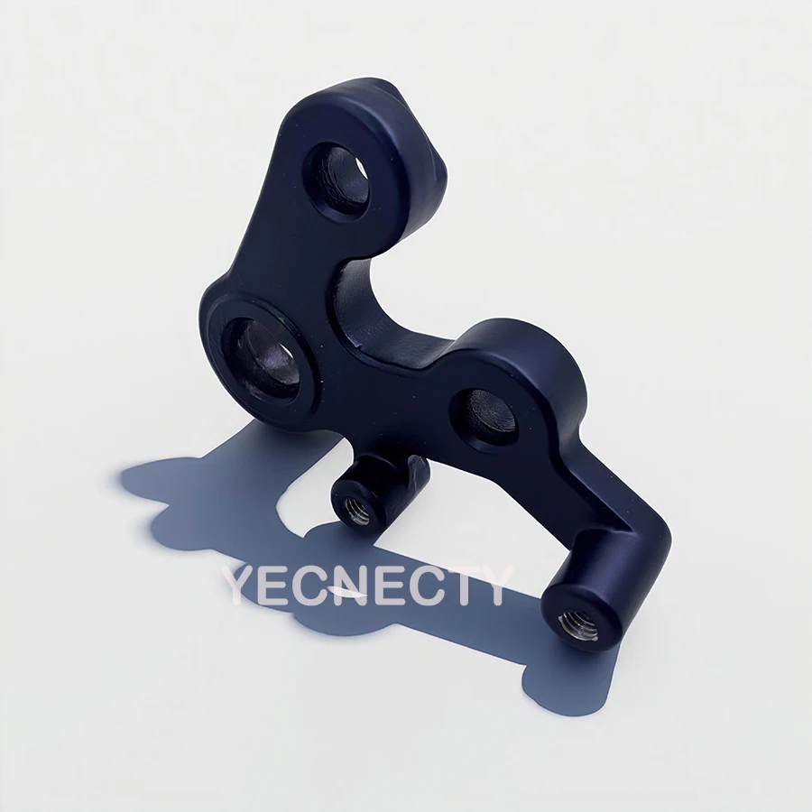 For Benelli 180S 165S BJ150-31 Keeway RKF 125 CNC Black Motorcycle Front Left Foot Pegs Pedals Bracket Decoration Mount