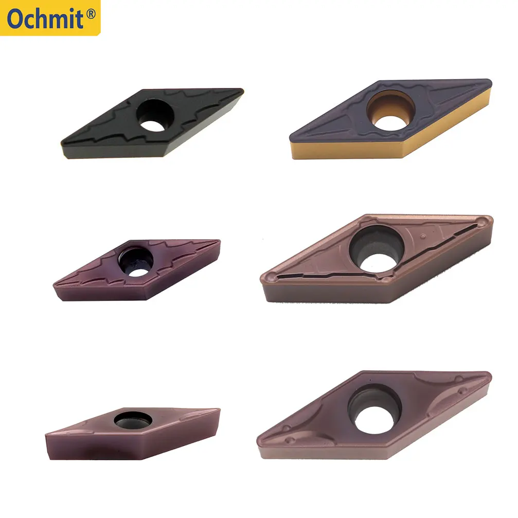 

Ochmit 10PC VCMT VBMT Carbide Insesrt PVD CVD CNC Cutting Tools Internal Boring Cutters