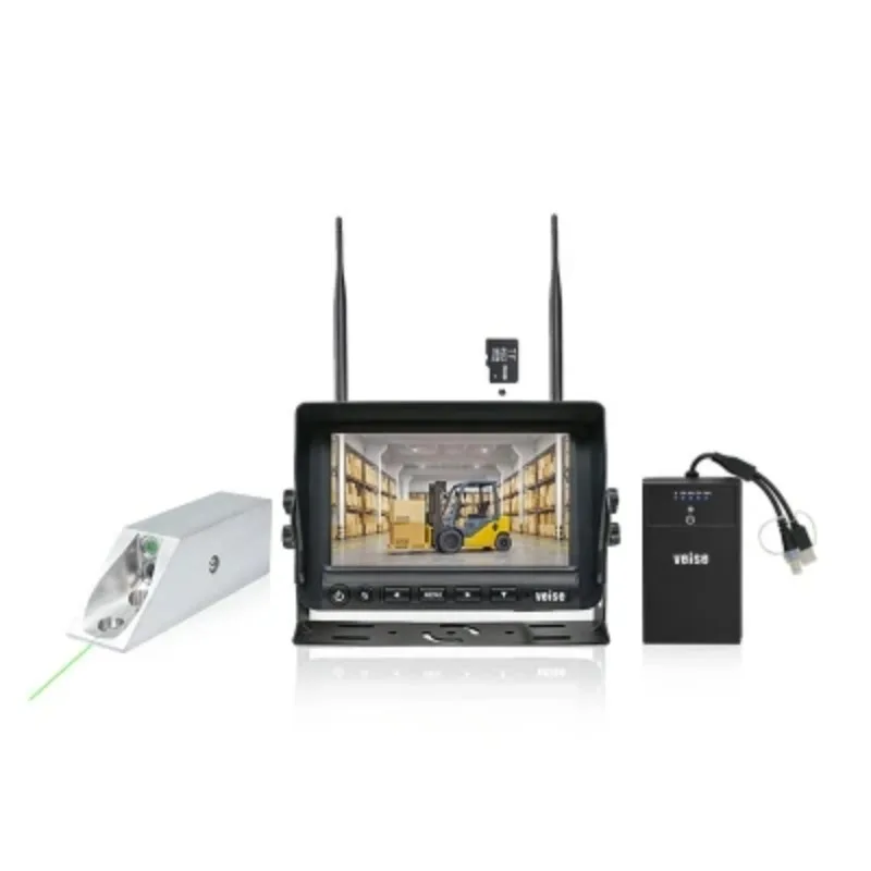 كاميرا رافعة شوكية لاسلكية مقاومة للماء IP69K مع نظام أمان ضوء الليزر للرافعة الشوكية الكهربائية في المستودعات