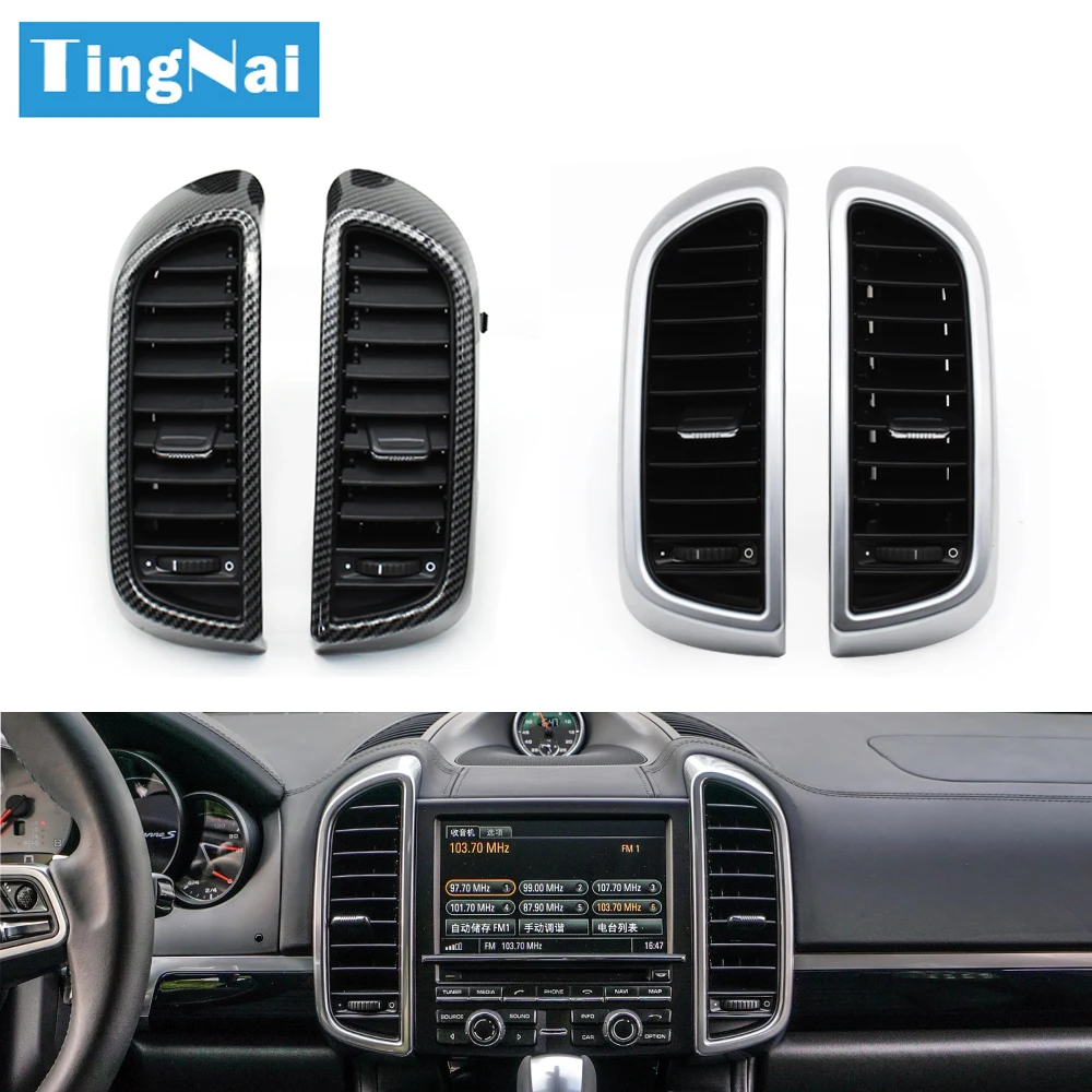 

Car Front Central Air Conditioning Middle AC Vent Grille Complete Assembly For Porsche Cayenne 7P5 2010 2011 2012 2013 2014 2015