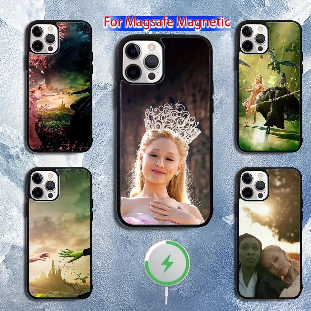 

FILM A-Ariana G-Grande Wicked Phone Case For iPhone 16,15,14,13,12,11,Pro,Max,Plus,Mini,Magsafe,Magnetic Wireless Charging Case