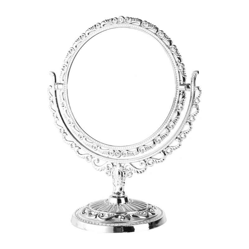 Bàn đứng gương trang điểm 2 mặt Gương mỹ phẩm Tủ quần áo bằng nhựa Gương dụng cụ