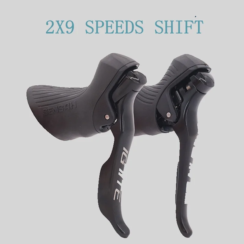 SENSAH Road Bike 2*9 3*9 Shifter Set Double 9Speed 9s 18s 27s Brake Levers Bicycle Parts FOR Parts