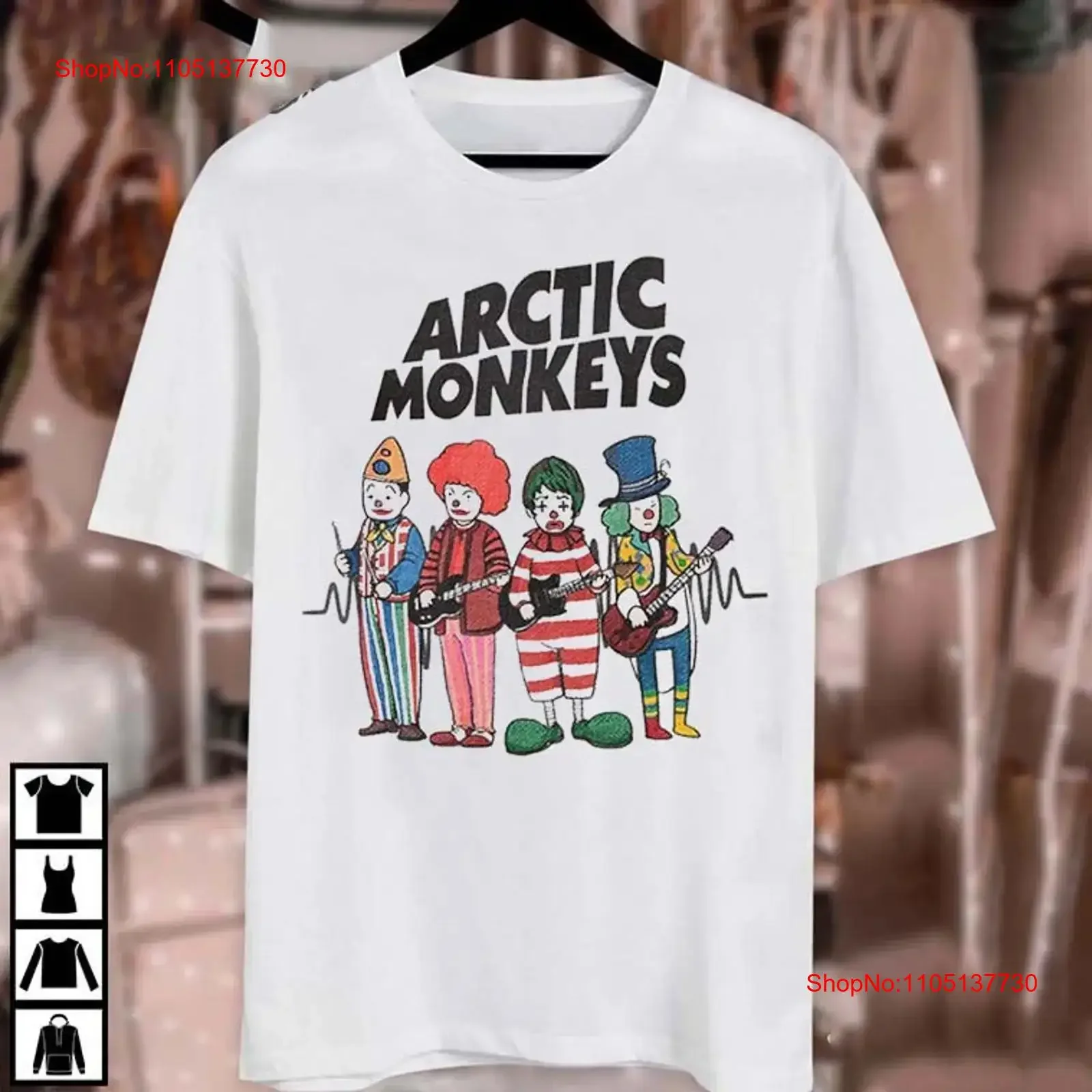 

Arctic Monkeys Music Rock Vintage T Shirt Fan LT520 vintage Washed Soft fashion Versatile streetwear Breathable