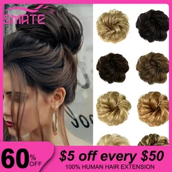 Hair Bun Straight Messy Donut Chignon Hair Piece Wig Machine Remy European Wavy Buns Easy Bun For Women