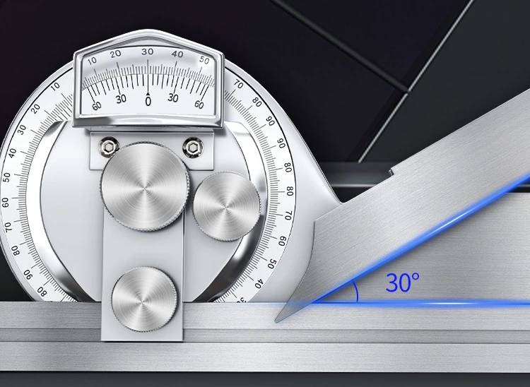 Universal Angle Ruler 360 Degree High Precision Protractor Multifunctional Stainless Steel Angle Ruler