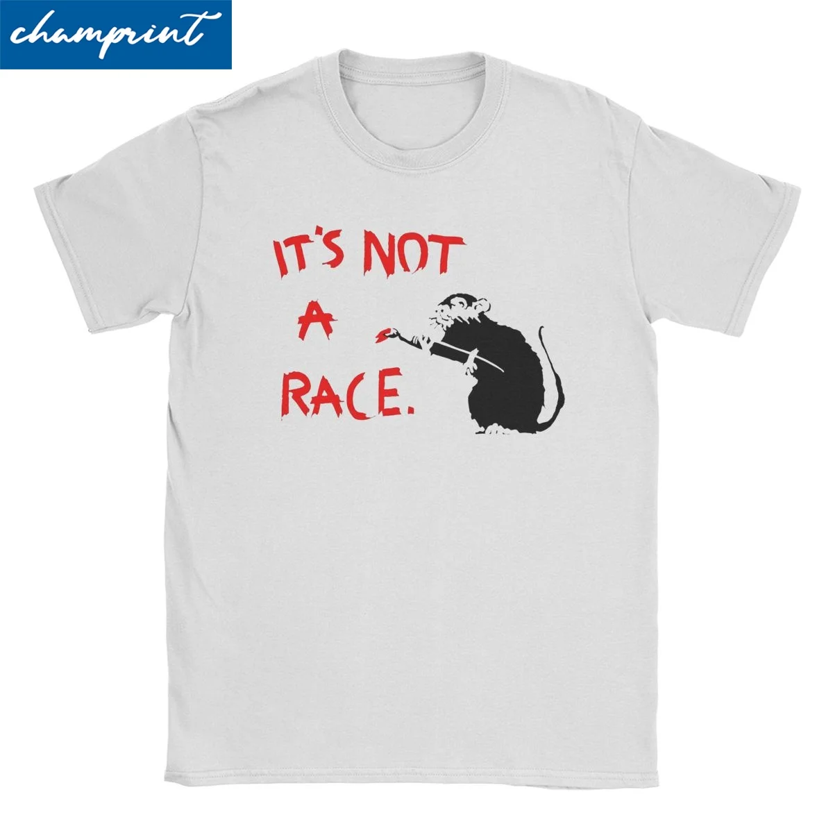 בנמסי שלה לא מירוץ חולדה חולצת טריקו לגברים נשים 100% החידוש חולצת טי כותנה עגול צווארון שרוול קצר חולצה חולצה