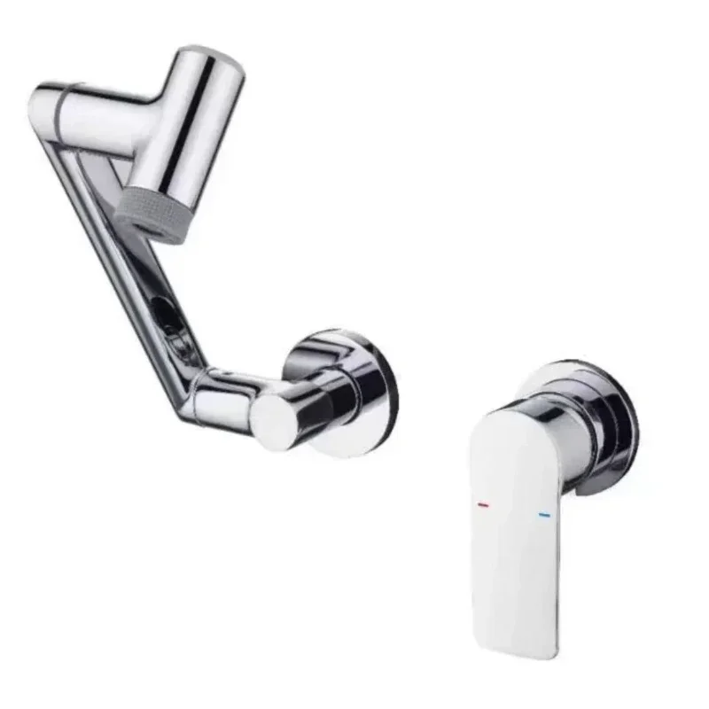 

Concealed, pre-embedded all-copper wall basin, faucet, drain faucet embedded