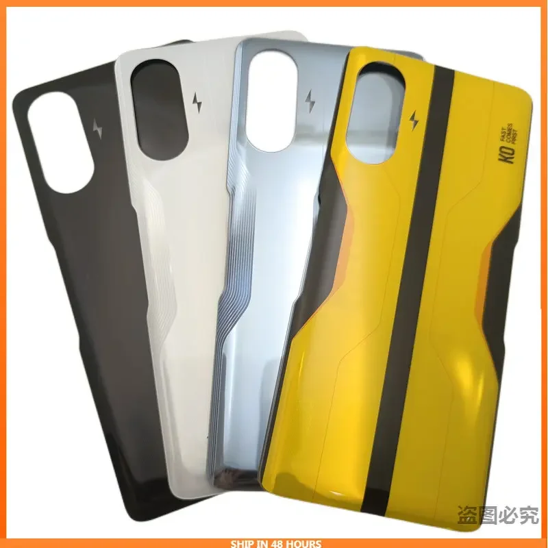 For Xiaomi Redmi K40 Gaming Battery Cover Back Glass Panel Rear Housing Door Case Replace+Adhesive Sticker