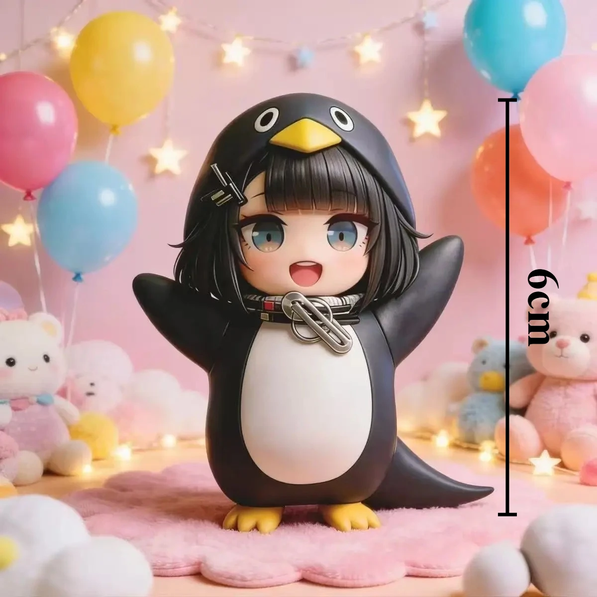 In Stock Gugugaga Little Penguin Administrator Pvc Action Figure Model Anime Collection Desk Display Decoration Surprise Gift