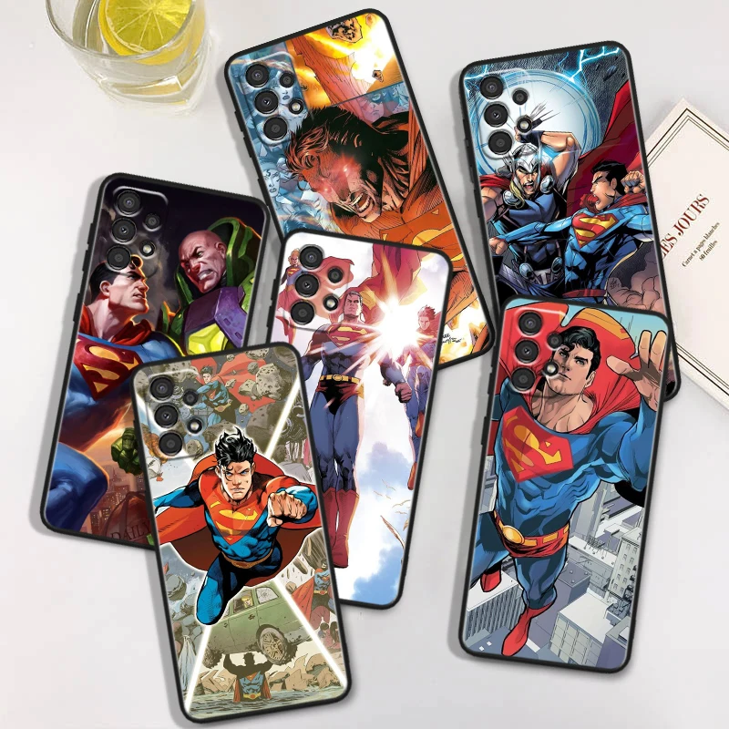 

Batman Superman Cute For Samsung A73 A72 A54 A53 A52S A34 A33 A32 A24 A23 A22 A14 A13 A03S A02S Black Soft Phone Case