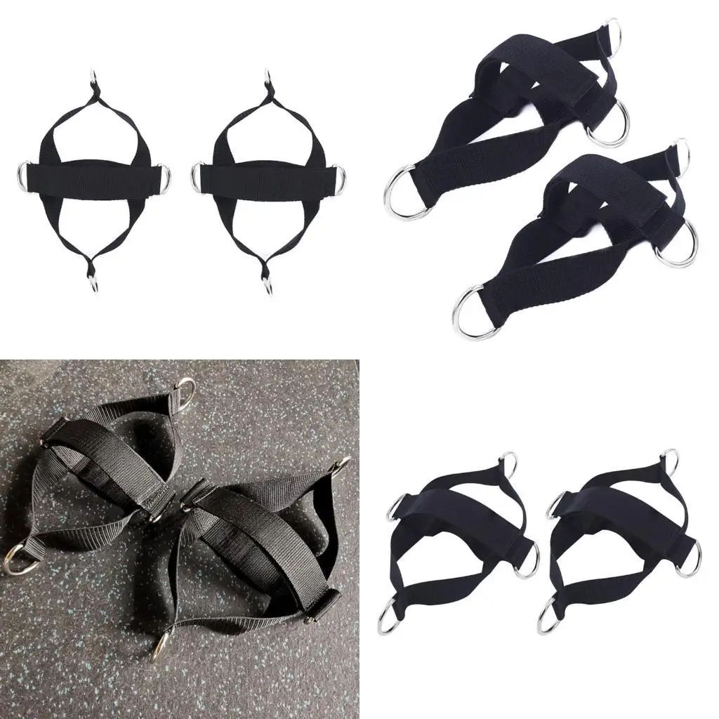 

R6FE 1Pair Glute Workout Kickback Strap Foot Ankle Strap Leg Resistance Glute Band