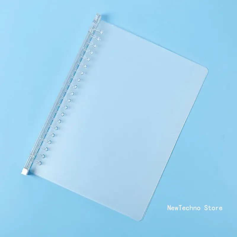 A5/B5 20/26 Holes Notepad Loose-leaf Cover Plastic Refillable Notebook Paging Separator File Folder Ring Binder Stationery Tool