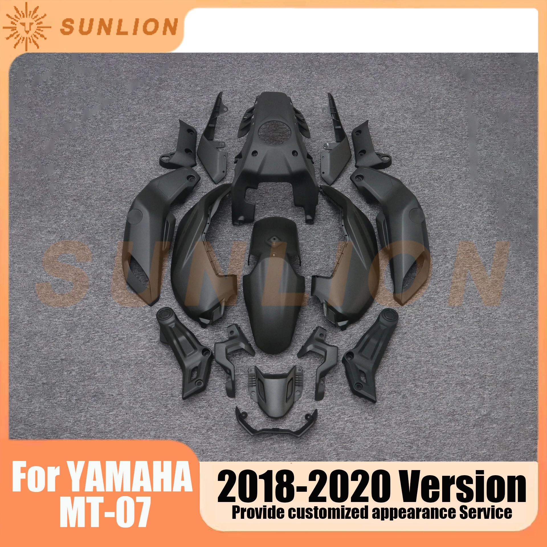 For YAMAHA MT-07 MT07 2018 - 2020 Full Body Kits Fairing 2018 2019 2020