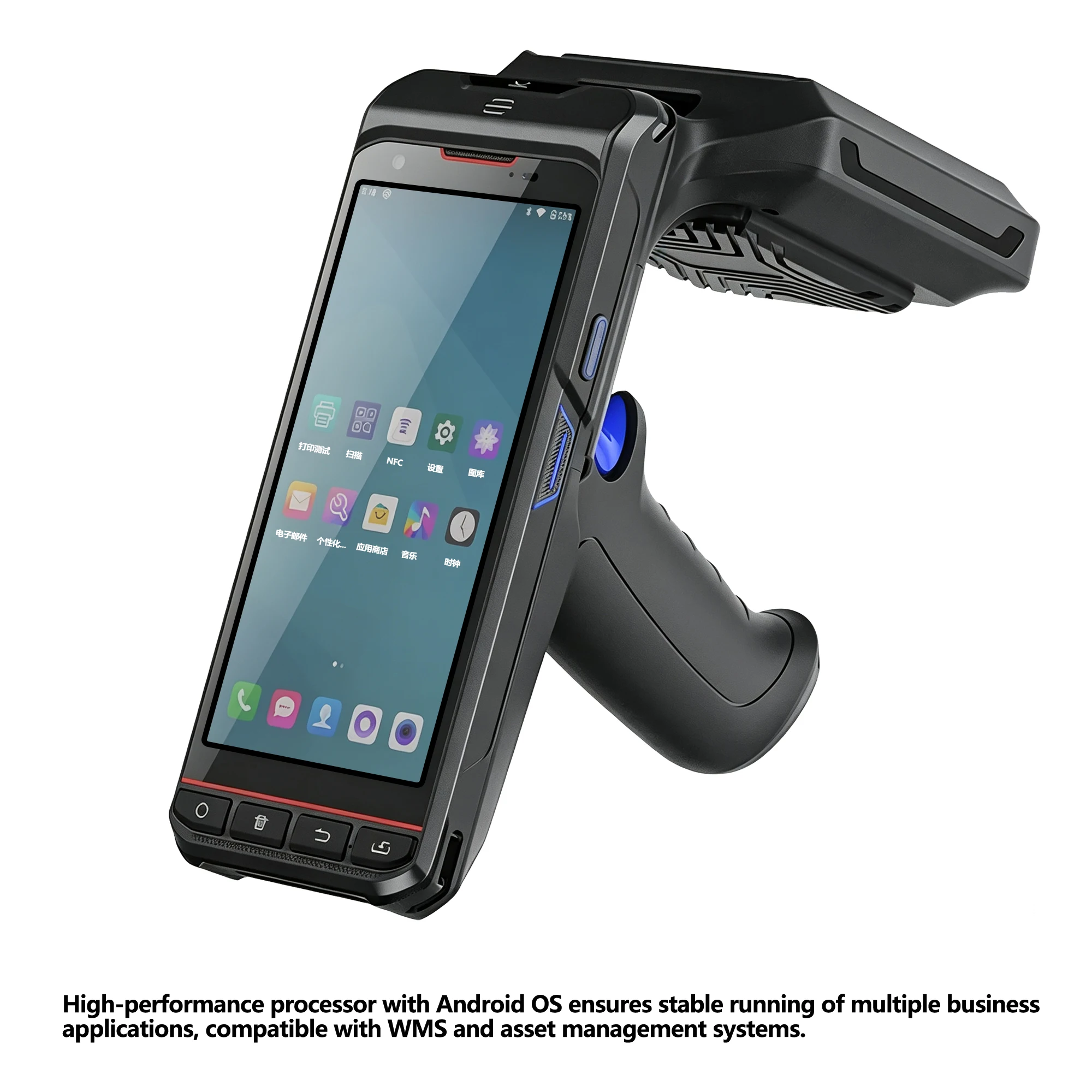 JT-G2 Handheld UHF RFID Reader Writer IP65 Rugged PDA With 1D/2D Scan Long Reading Distance For Inventory Management