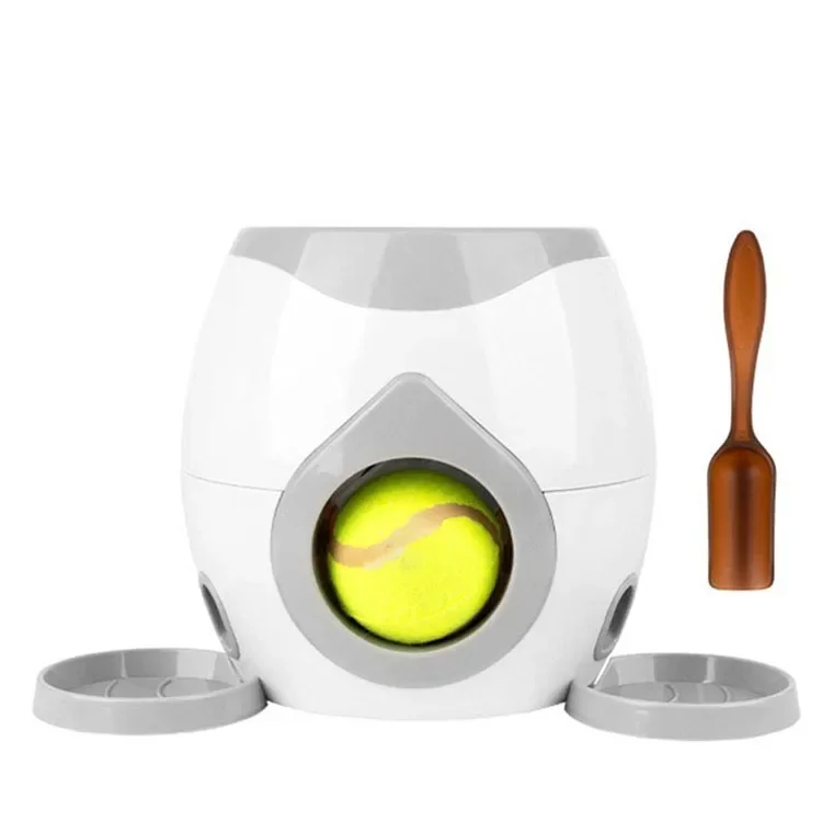 2026 Wholesale High Quality New Interactive Electric Dog Trainer Mini Automatic Tennis Ball Launcher Pet Feeder with Carton Pack