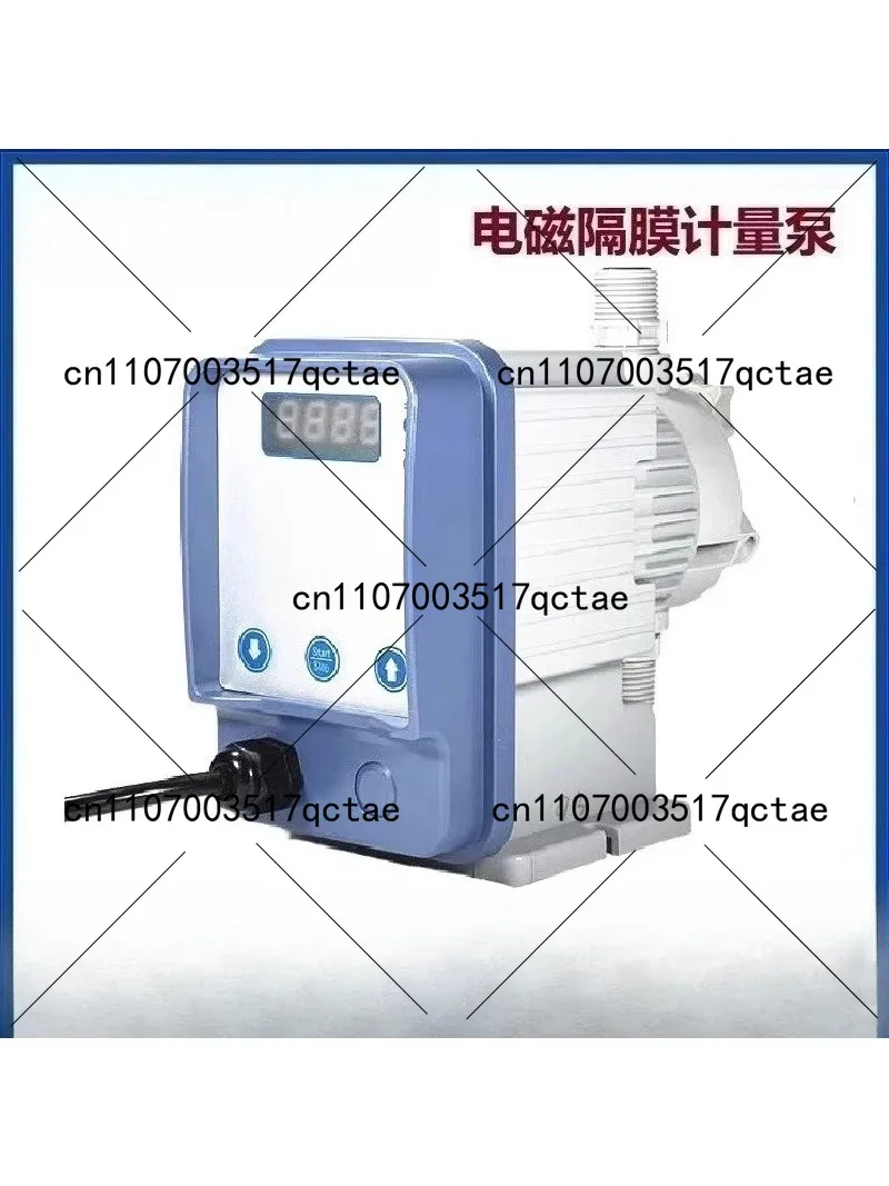 Electromagnetic diaphragm metering pump dosing sewage water purification chlorine dioxide disinfectant car wash liquid acid